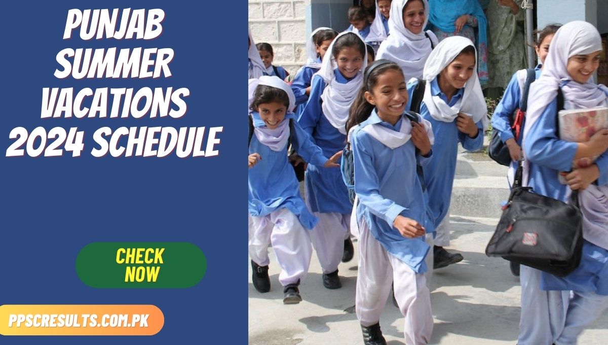 Punjab Summer Vacations 2024 Schedule