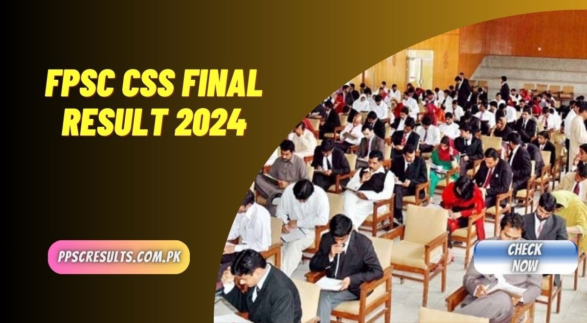 FPSC CSS final Result 2024 List of pass candidates