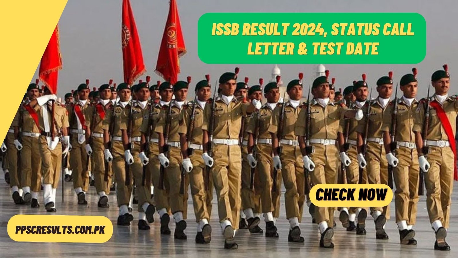 ISSB Result 2024, Status Call Letter & Test Date