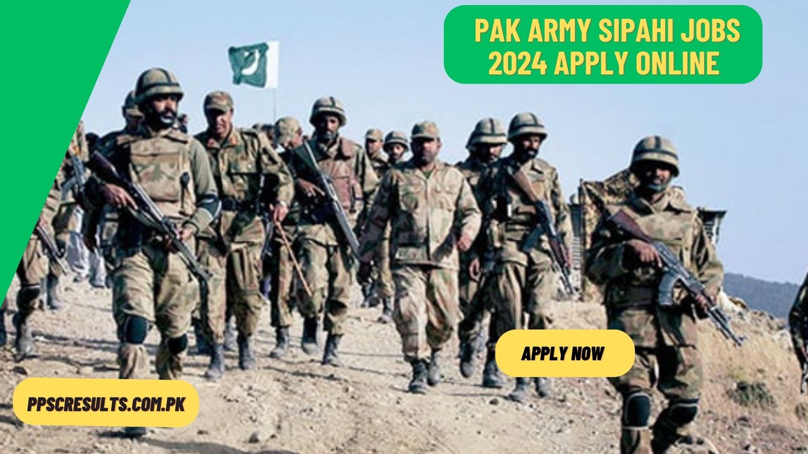 Pak Army Sipahi Jobs 2024 Apply Online @ joinpakarmy.gov.pk