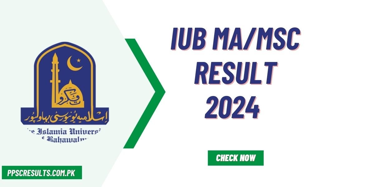 IUB Result 2024 MAMSc
