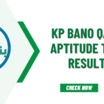KP Bano Qabil Aptitude Test Result