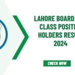 BISE Lahore Board 10th Class Position Holders Result 2024