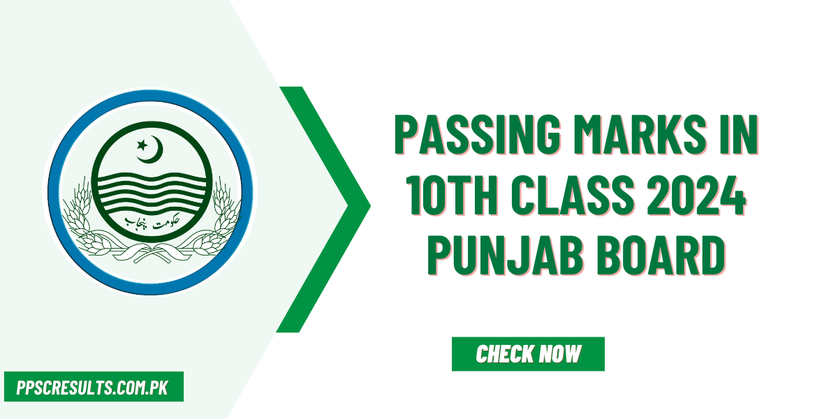 Passing Marks In 10th Class 2024 Punjab Board