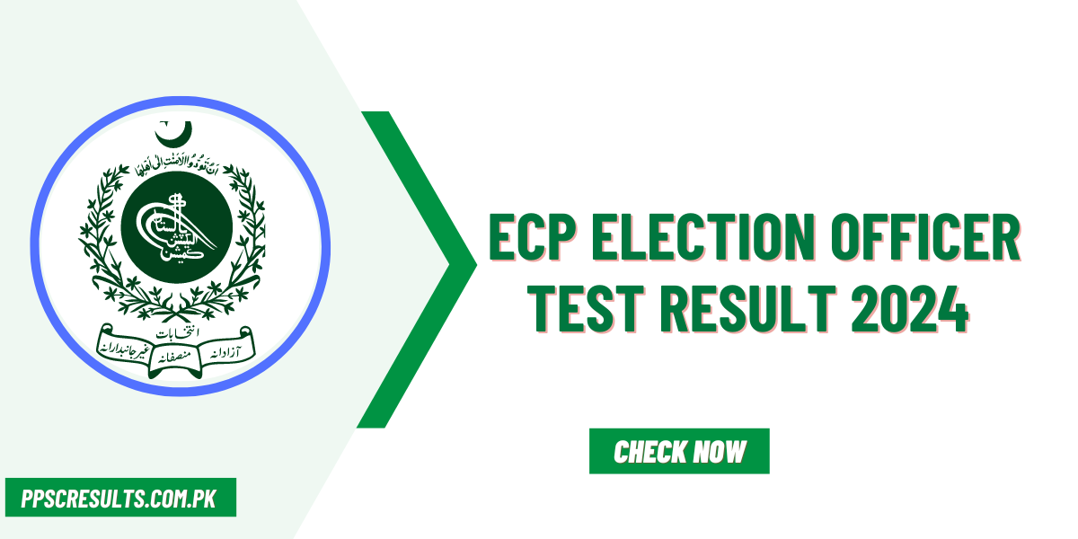 ECP Election Officer Test Result 2024