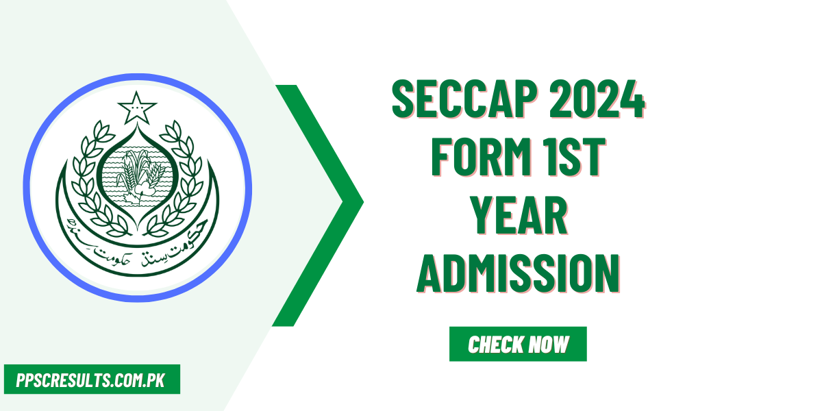 SECCAP 2024 Form 1st Year Admission Registration