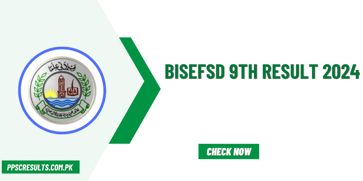 BISEFSD 9th Result 2024 Www.bisefsd.edu.pk