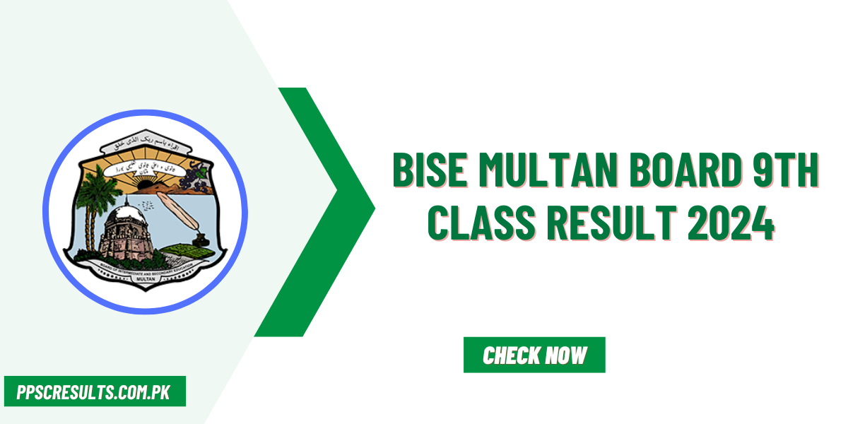 Bise Multan Board 9th Class Result 2024