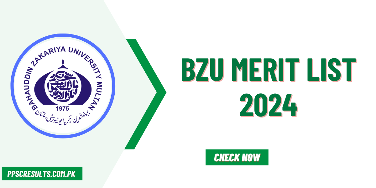 BZU Merit List 2024