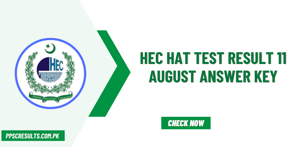 HEC HAT Test Result 11 August Answer Key