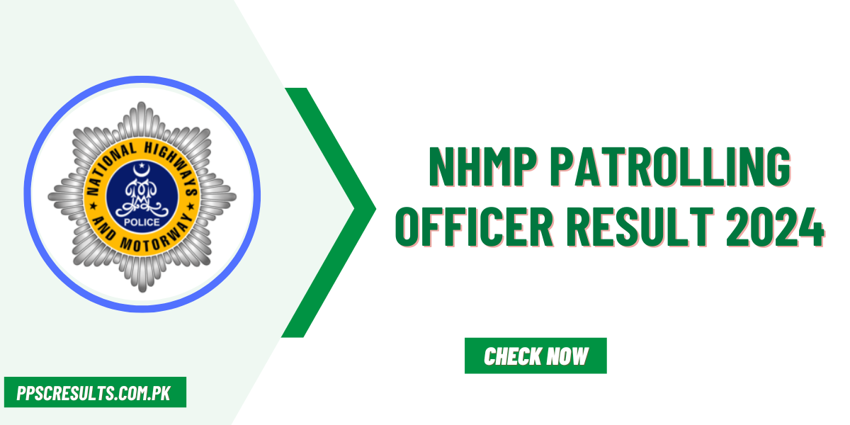 NHMP Patrolling Officer Result 2024