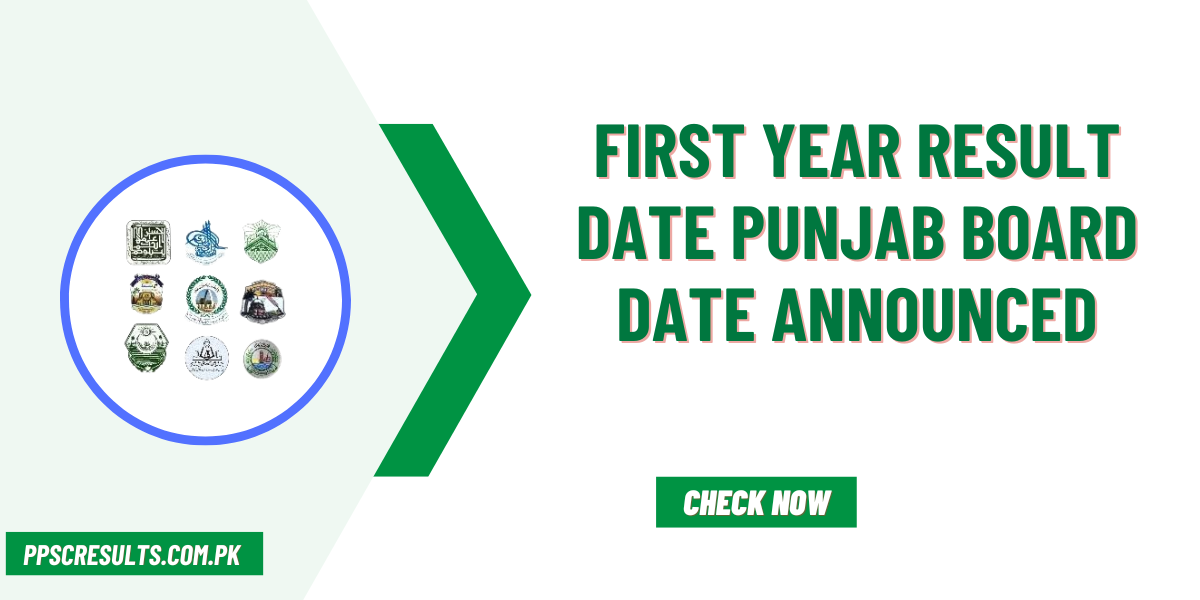 First Year Result Date Punjab Board Date Announced